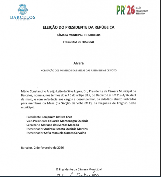 Elei&ccedil;&otilde;es Presidenciais